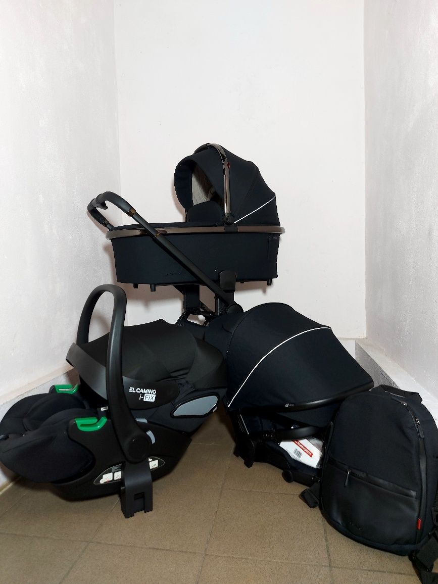 Коляска CARRELLO ultima з автокріслом яке розкладається для сну