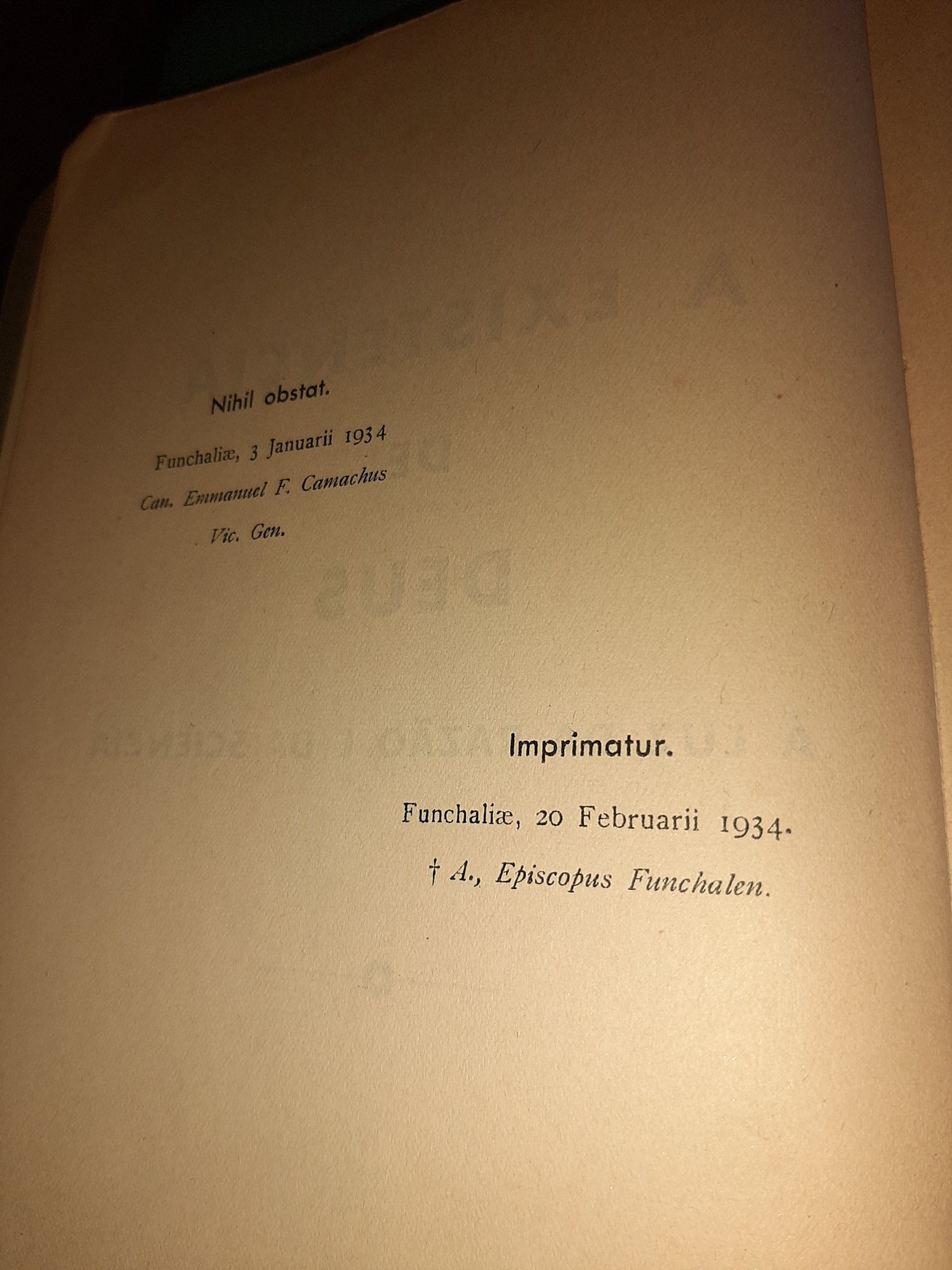 Livro Religioso  Raro 1934