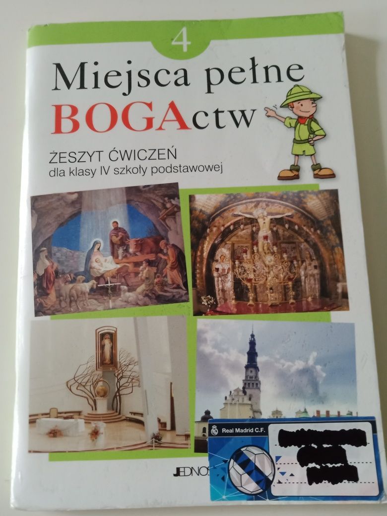 Podręcznik + ćwiczenia do religii do klasy 4 Miejsca pełne bogactw