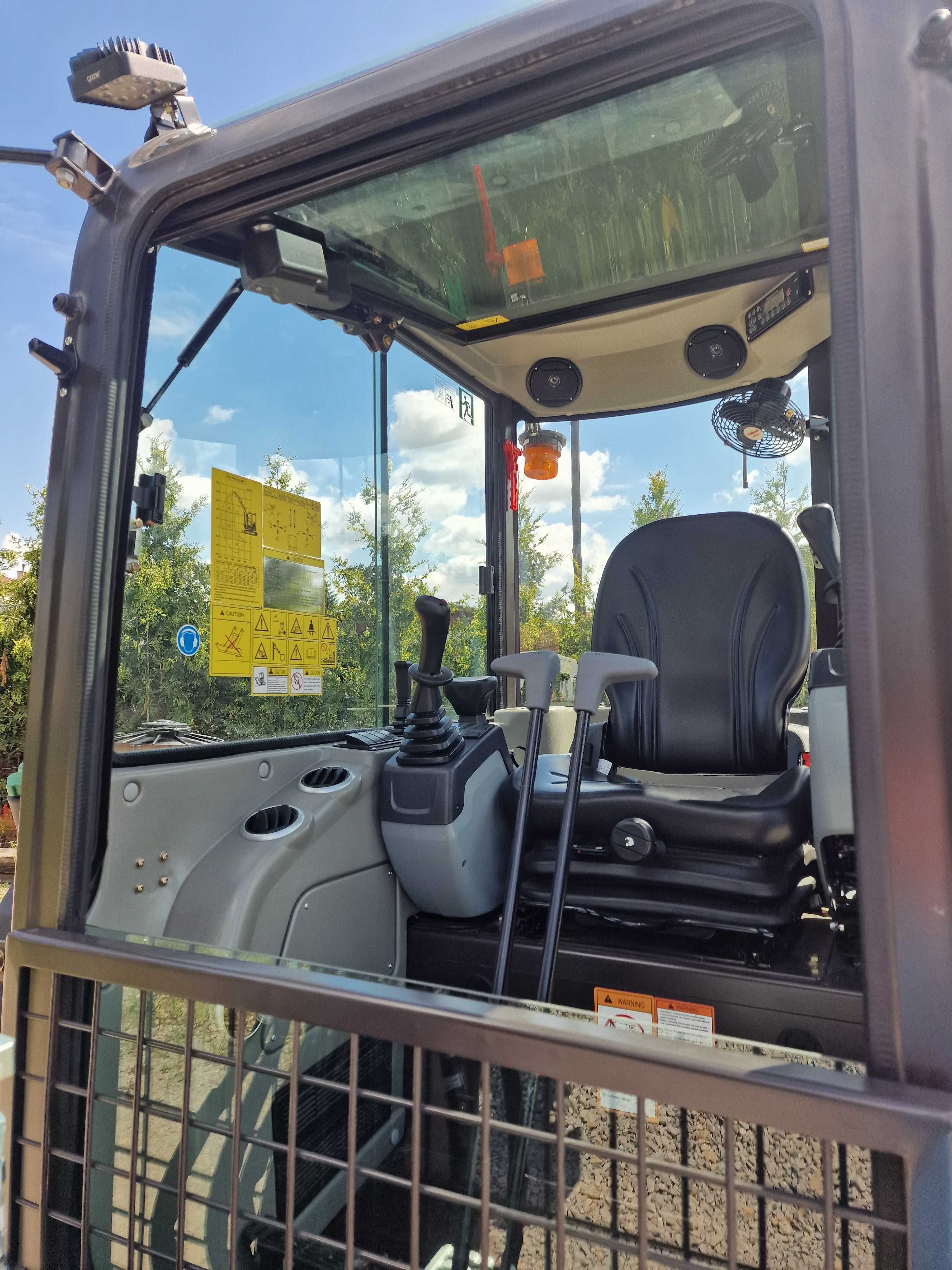 Koparka Berger Kraus BK4000KJS z kabiną silnik KUBOTA klimatyzacja