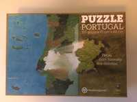 Puzzle 323 peças- Mapa de Portugal Continental e Ilhas- COMO NOVO