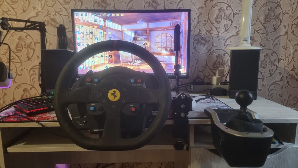 Игровой руль Thrustmaster T300 Alcantara Edition | Кпп и ручник