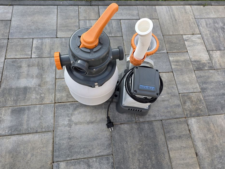 Basen Stelażowy Intex 450x220cm + Pompa i Grzałka Bestway + pokrowiec