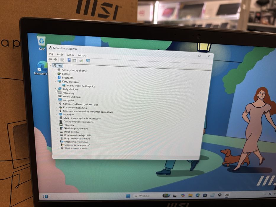 Laptop MSI Modern B11M  i5/8GB/512GB SSD/Iris Xe, Lombard Halogsm Łódź