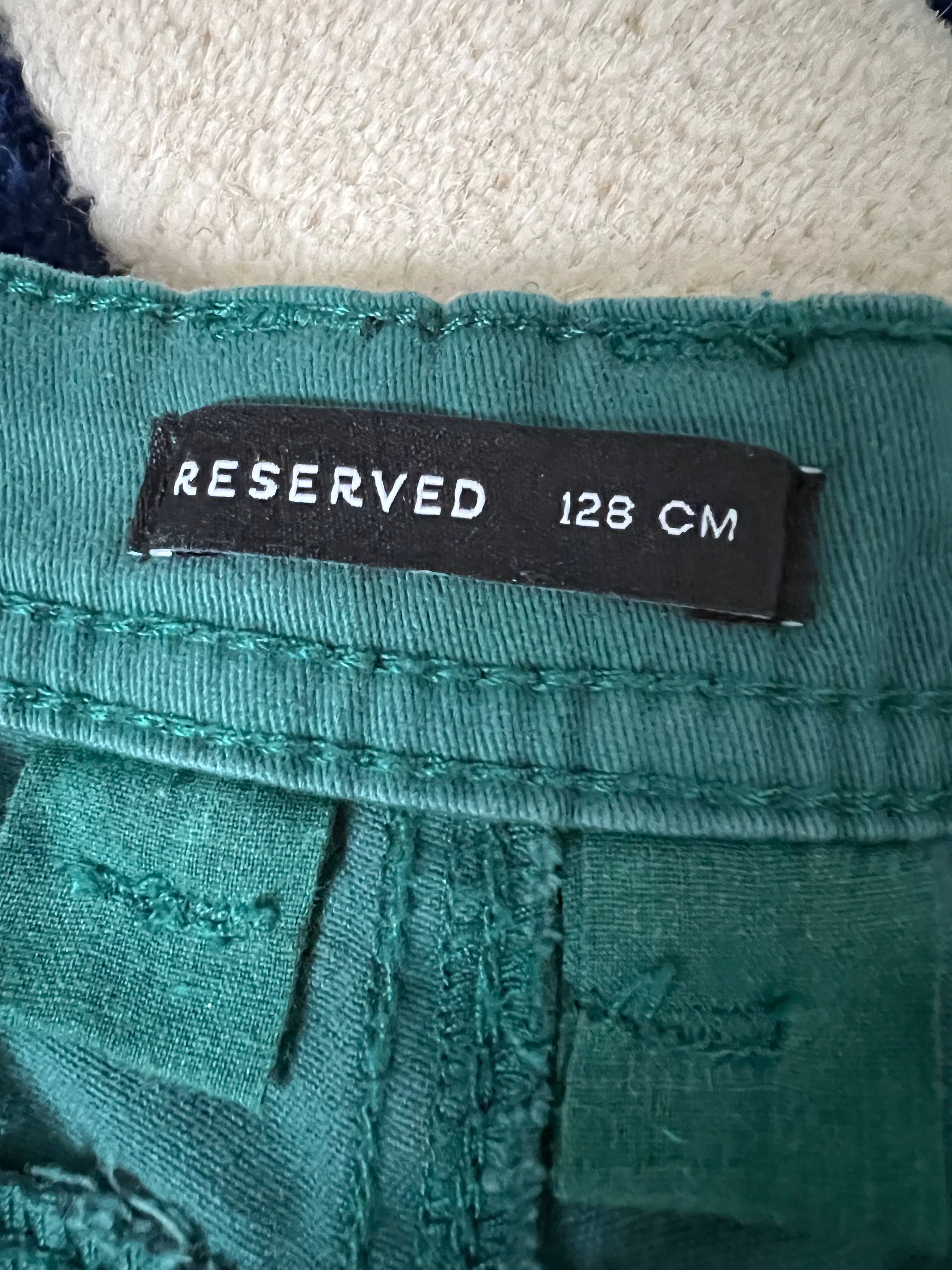 Spodnie reserved 128 zestaw