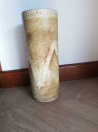 Wazon ceramiczny tuba surowy Ruscha cylindryczny