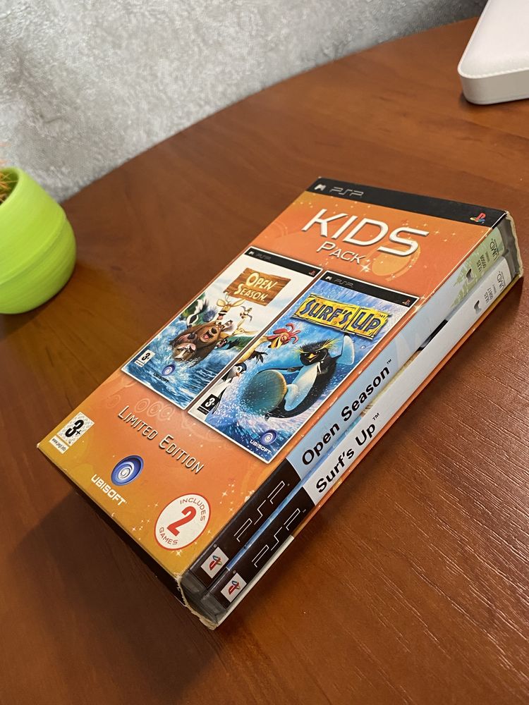Продам набір Дисків для PSP в Ідеальному стані Kids Pack