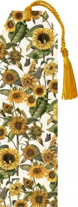 Zakładka 123 ze wstążką Słoneczniki. Skona Ting