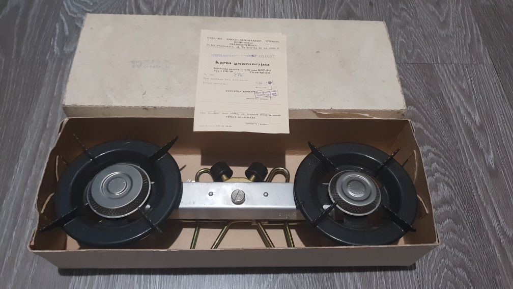 Podwójny Palnik Gazowy Predom Termet 1986r Nowy PRL Retro Komuna