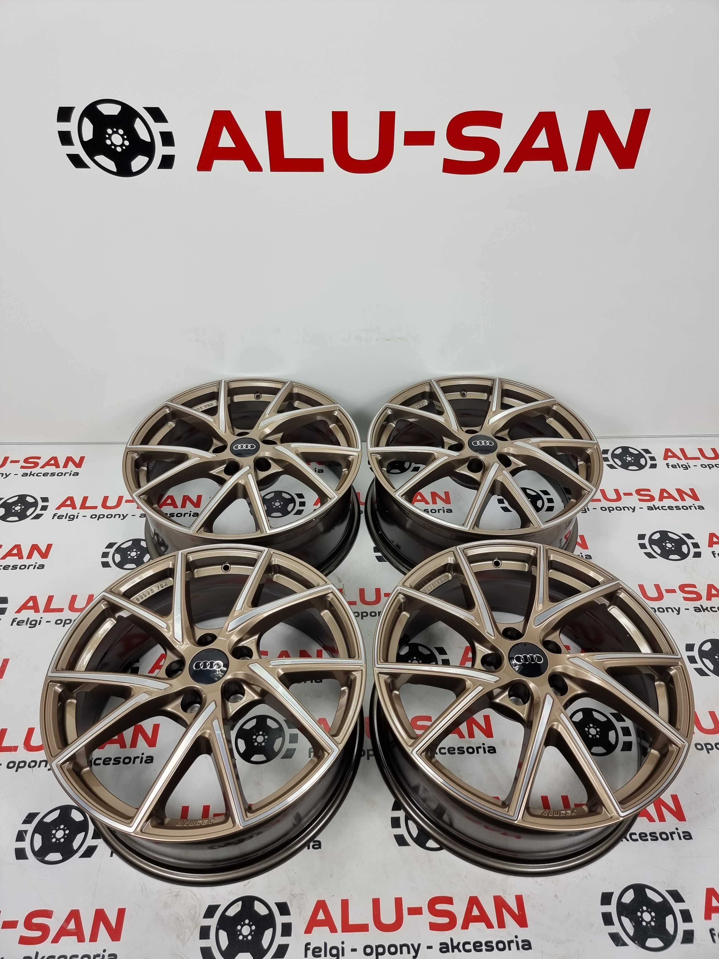 NOWE alufelgi AUDI 18" 5x112 A3 A4 A6 Q2 Q3 TT - Złote