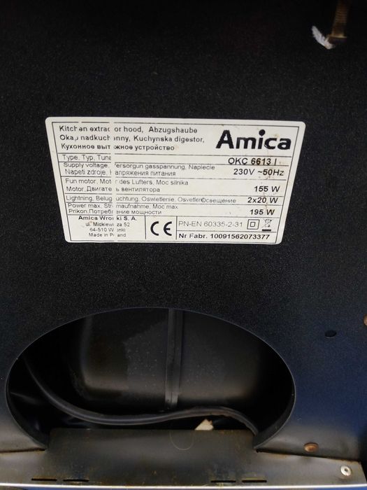 Okap kuchenny Amica OKC 6613 l