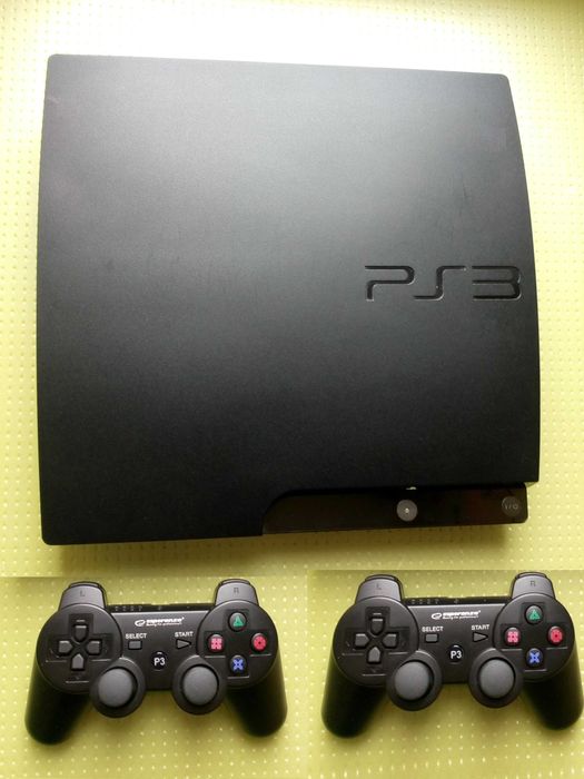 Playstation 3 SONY , 2 Джостика , 120 GB ,Много игр, Slim