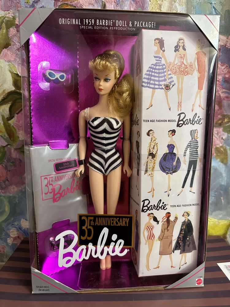 Барбі колекційна 90х Barbie 35th Anniversary Malibu лялька