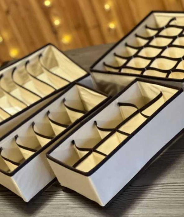 4 в 1 Компактний Набір Органайзерів для Білизни та Одягу Набор