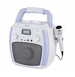 Auna StarMaker Plus Karaoke System Bluetooth USB CD LED