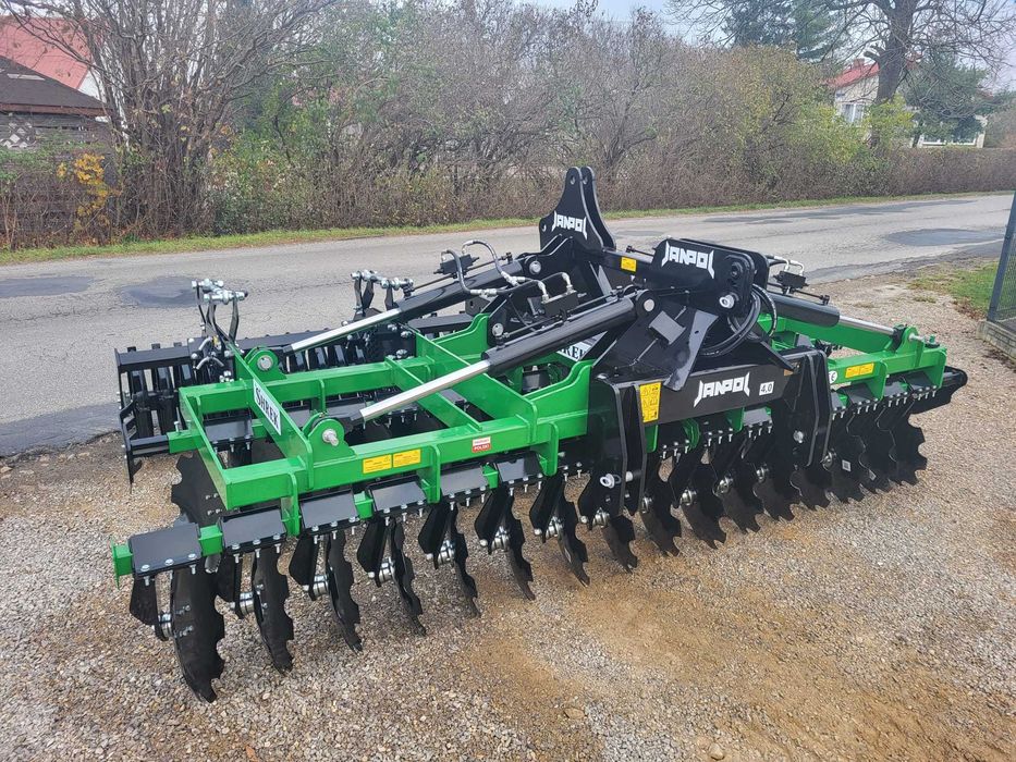 BRONA TALERZOWA JANPOL ciężka/ 4m/5m 4 siłowniki/ wał daszkowy fi600