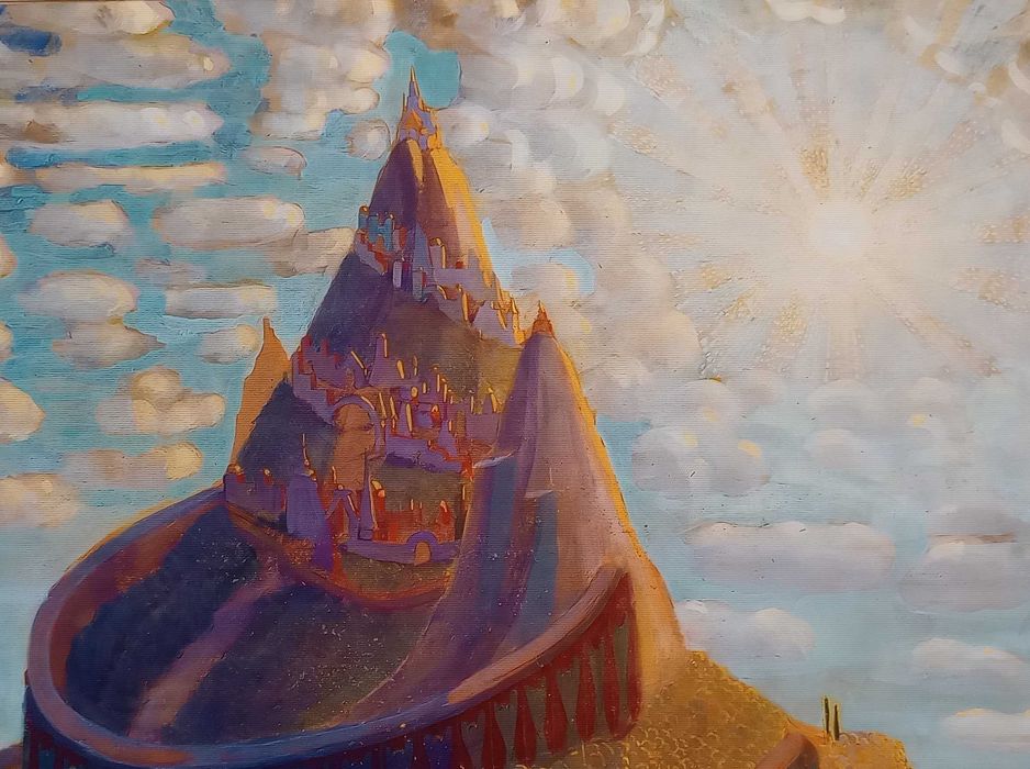 Obraz na płótnie, Baśniowy zamek, M. Konstanty Čiurlionis, 50x40cm