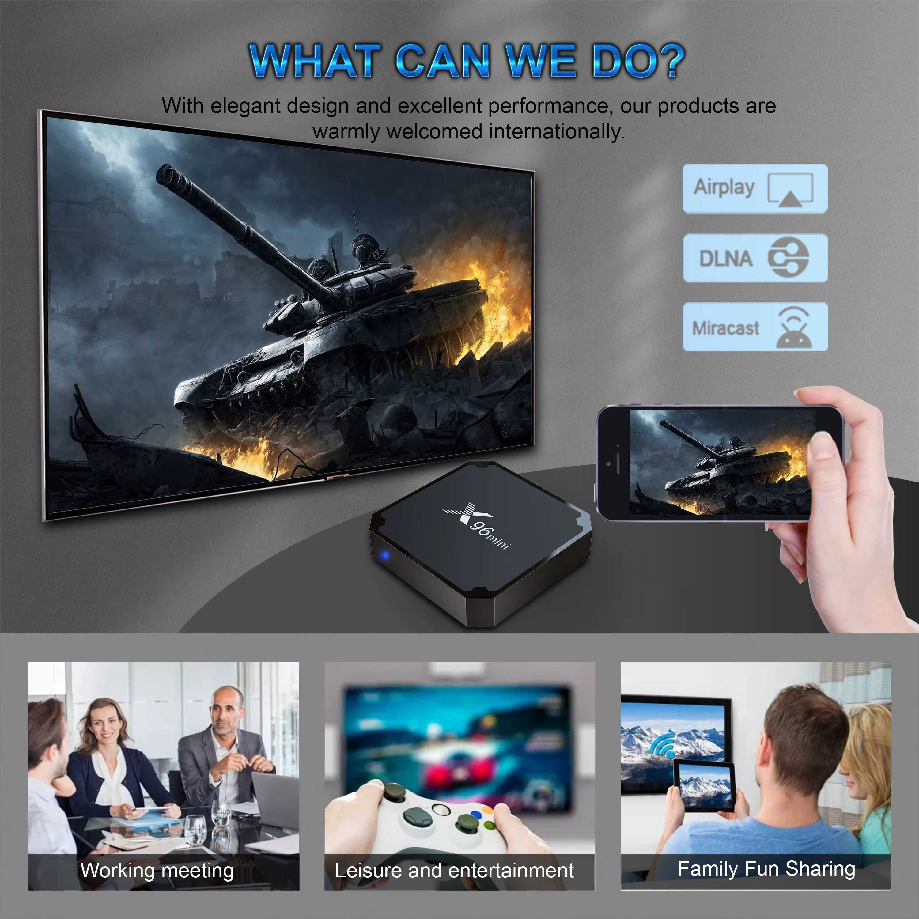 Box android X96 Mini S905W2 Android 11 - 2Gb X 16GB (NOVA-SELADA)