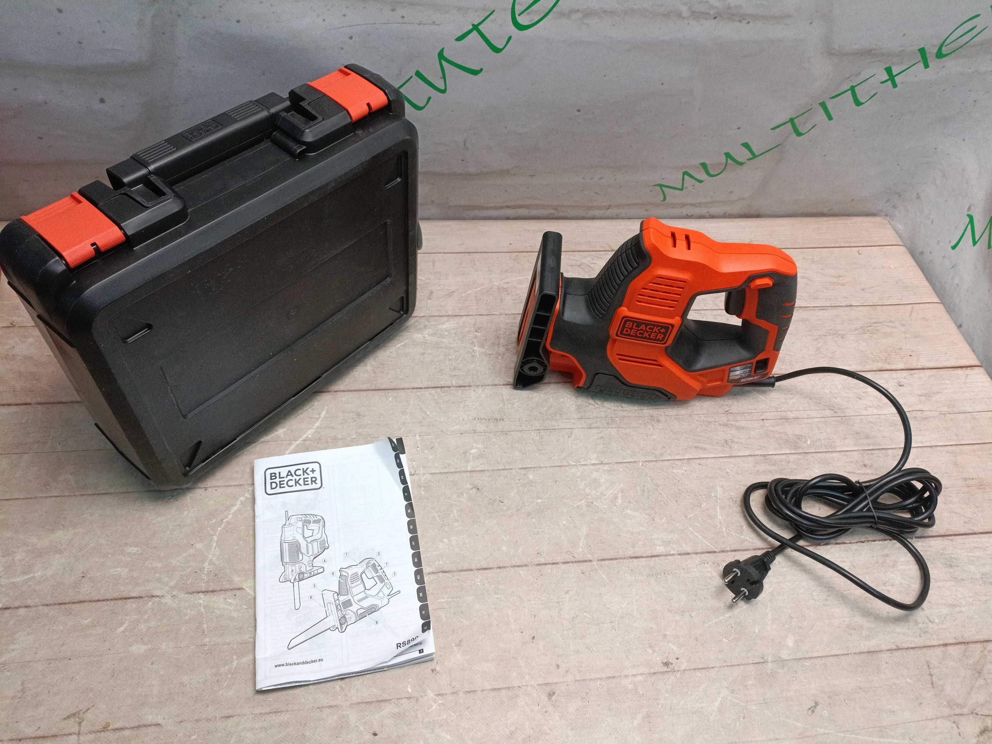 Black&Decker RS890 пила шабельна, сучкоріз, ножівка, лобзик 500ВТ