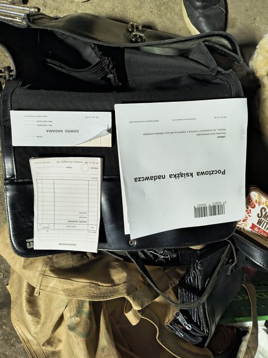 Odzież kitel czapka torba poczta polska