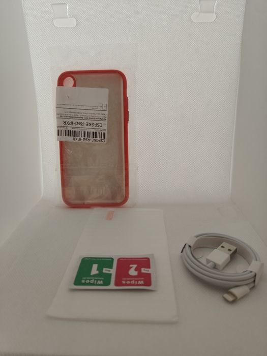 Iphone xr 100% okazja nowe etui kabelek szkielko