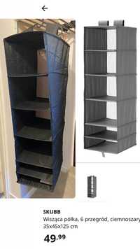 Skubb Ikea wiszące półki do szafy