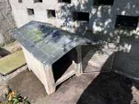 Casa para cão de alvenaria
