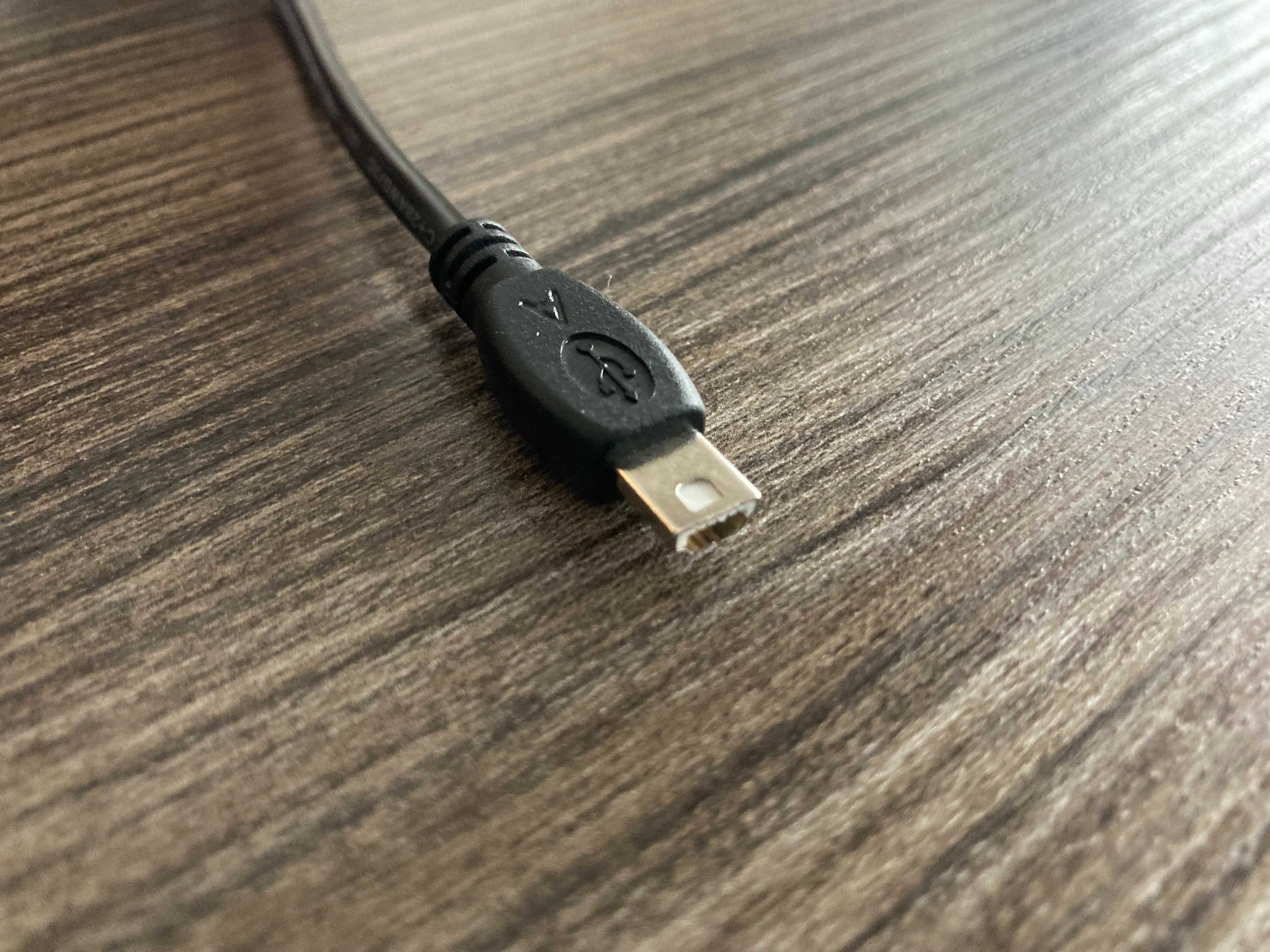 Kabel USB złącza Mini-A oraz B (1,5m)