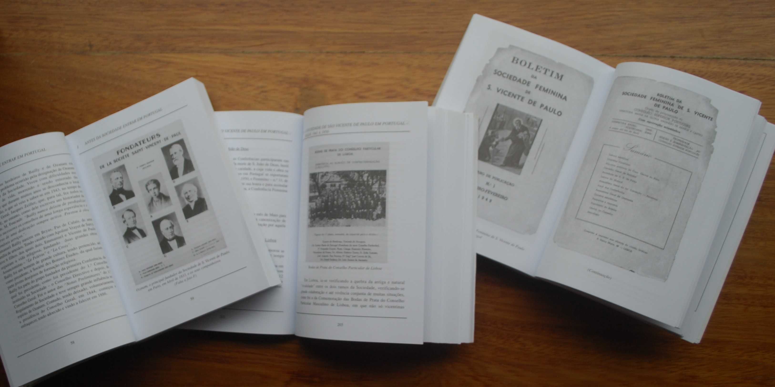 História da Sociedade de S. Vicente de Paulo em Portugal (3 Volumes)