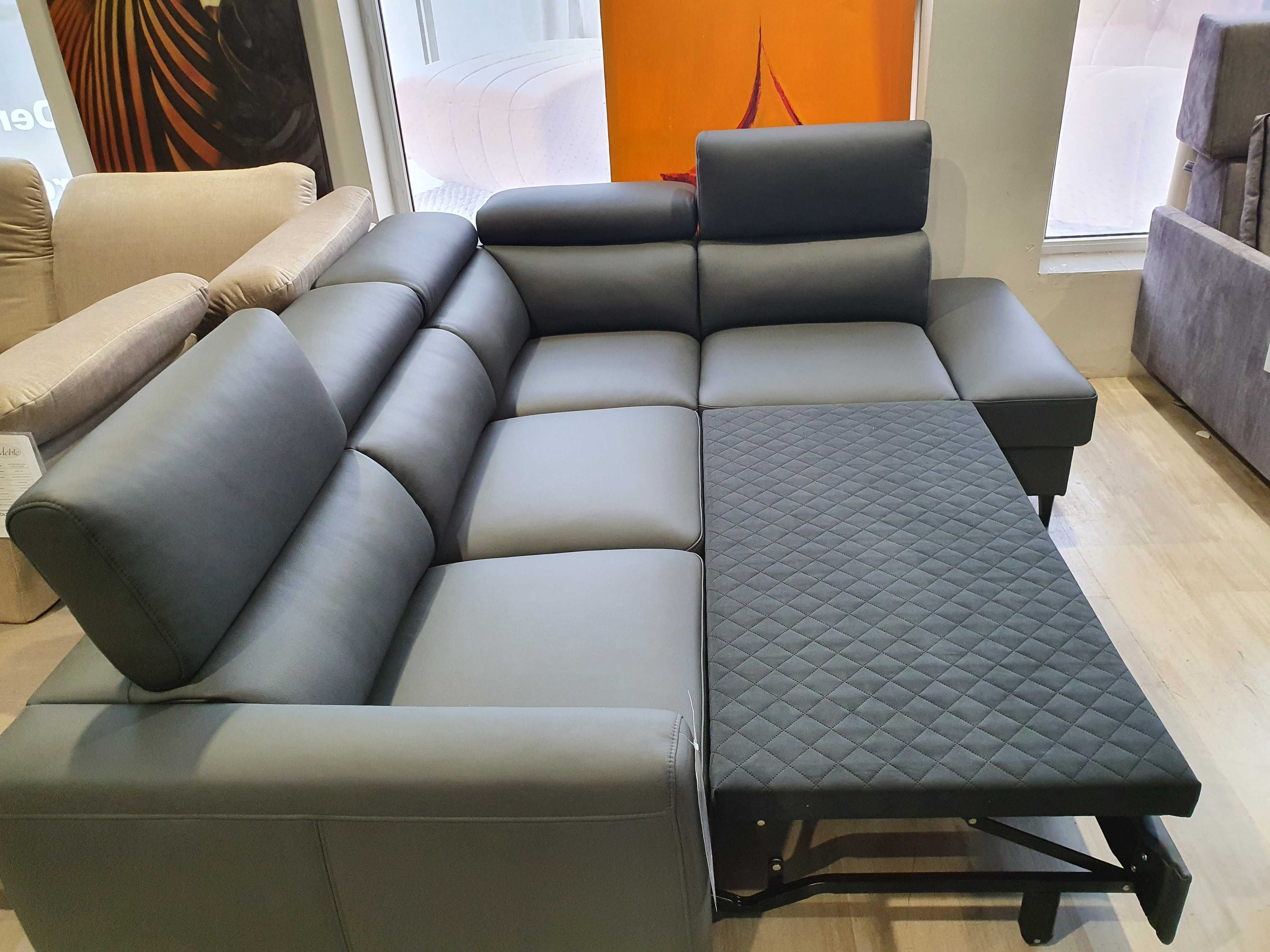 Narożnik skórzany Boston  PRESTIGE+ Bydgoskie Meble Promocja
