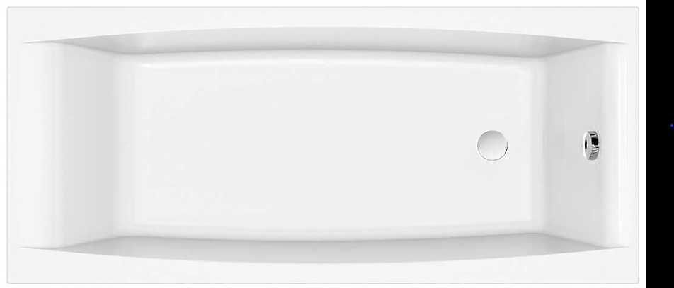 ванна virgo 180x80 з фронтальною панеллю