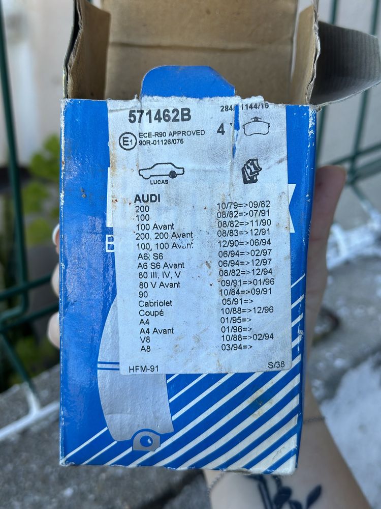 Pastilhas Bendix Audi