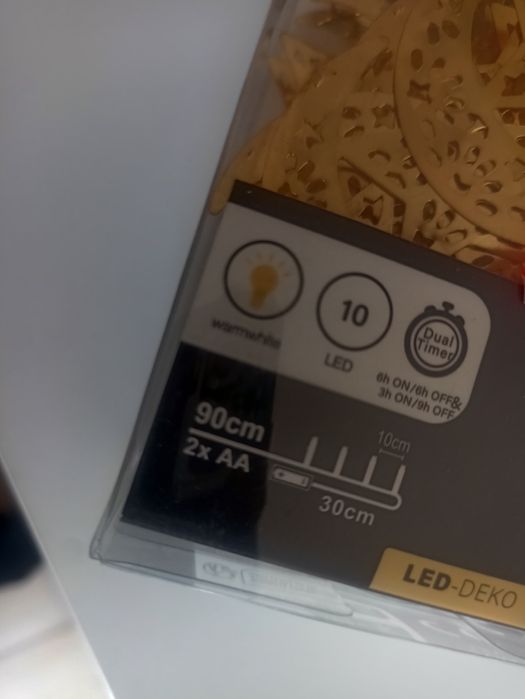 Zestaw lampek LED na baterie