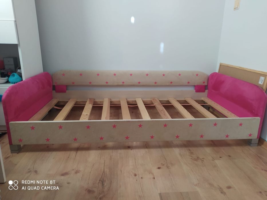 Łóżko dziecięce tapicerowane BabyComfort 80x160