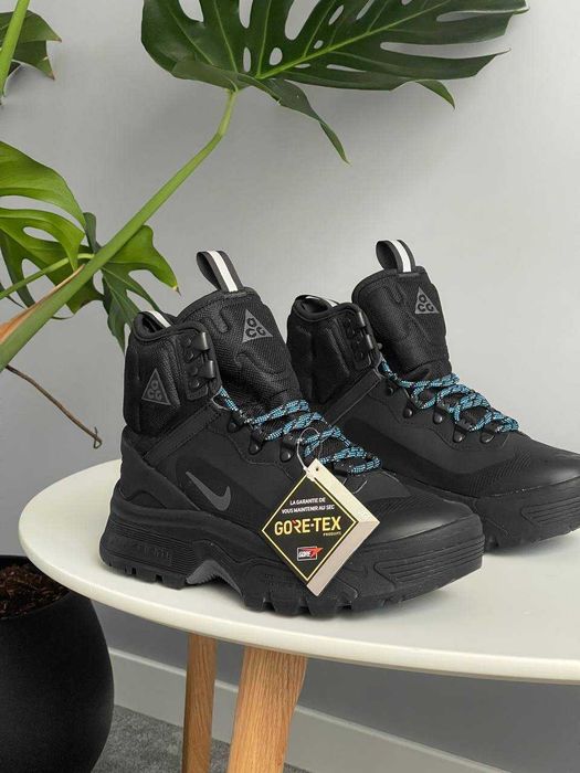 Nike ACG Air Zoom Gaiadome Gore-Tex (41-45) чоловічі черевики чорні