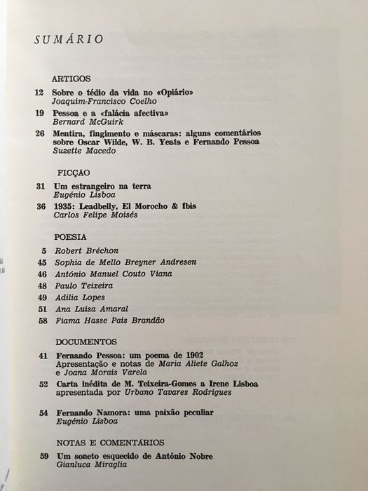 F. Pessoa/ Eça de Queirós/ Raul Brandão