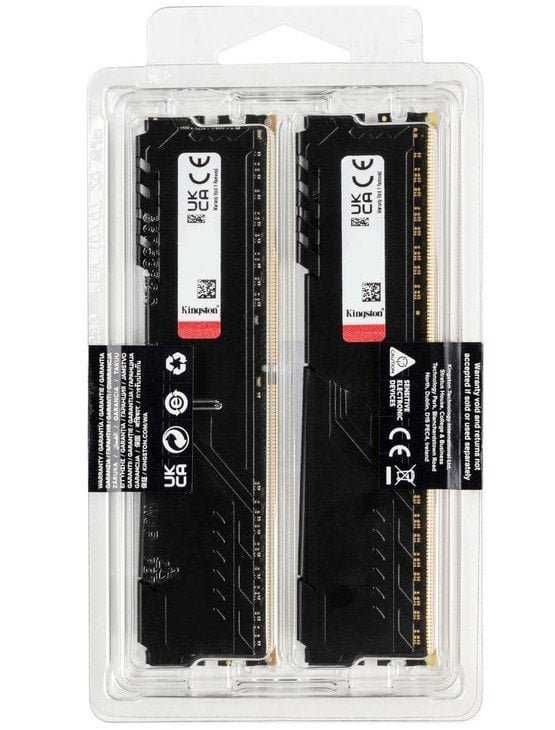 ОЗП Kingston DDR4 16GB (2x8GB) 3200Mhz FURY Beast Black
