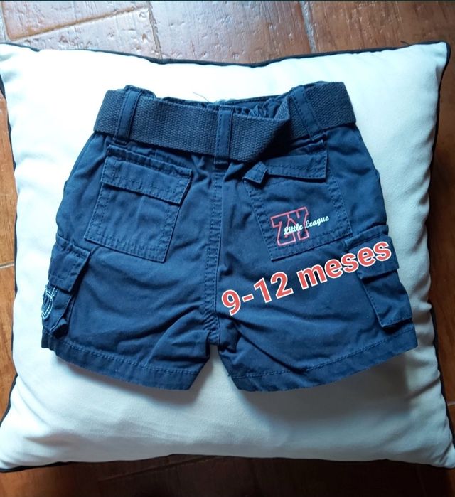 Calções e T-shirts