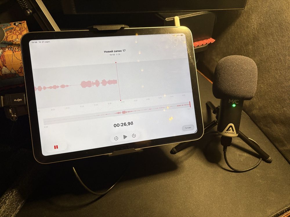 Apogee Mic 96k USB мікрофон студійної якрсті для Mac і IOS