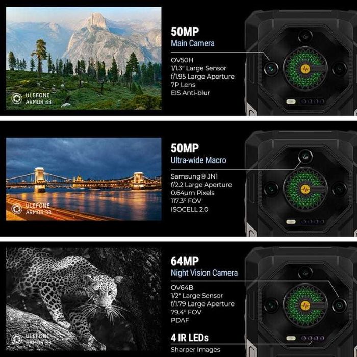 Ulefone Armor 33 12GB/512GB 25500mAh IP69K 2.2GHz