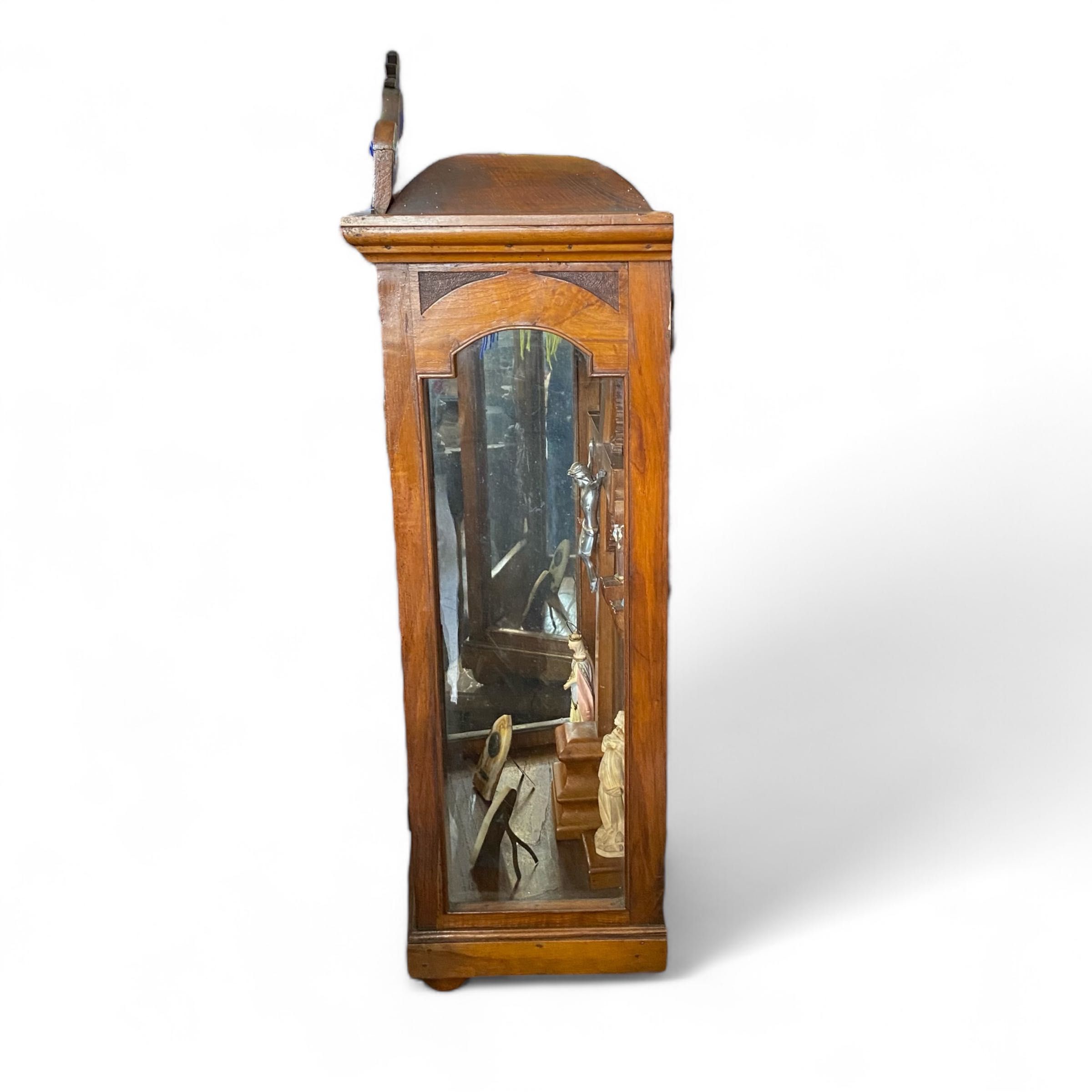 Oratório Vitrine Madeira Antigo Século XIX