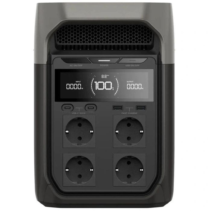 Зарядна станція EcoFlow Delta 3, 1800 Вт, 1024 Вт*год електростанція