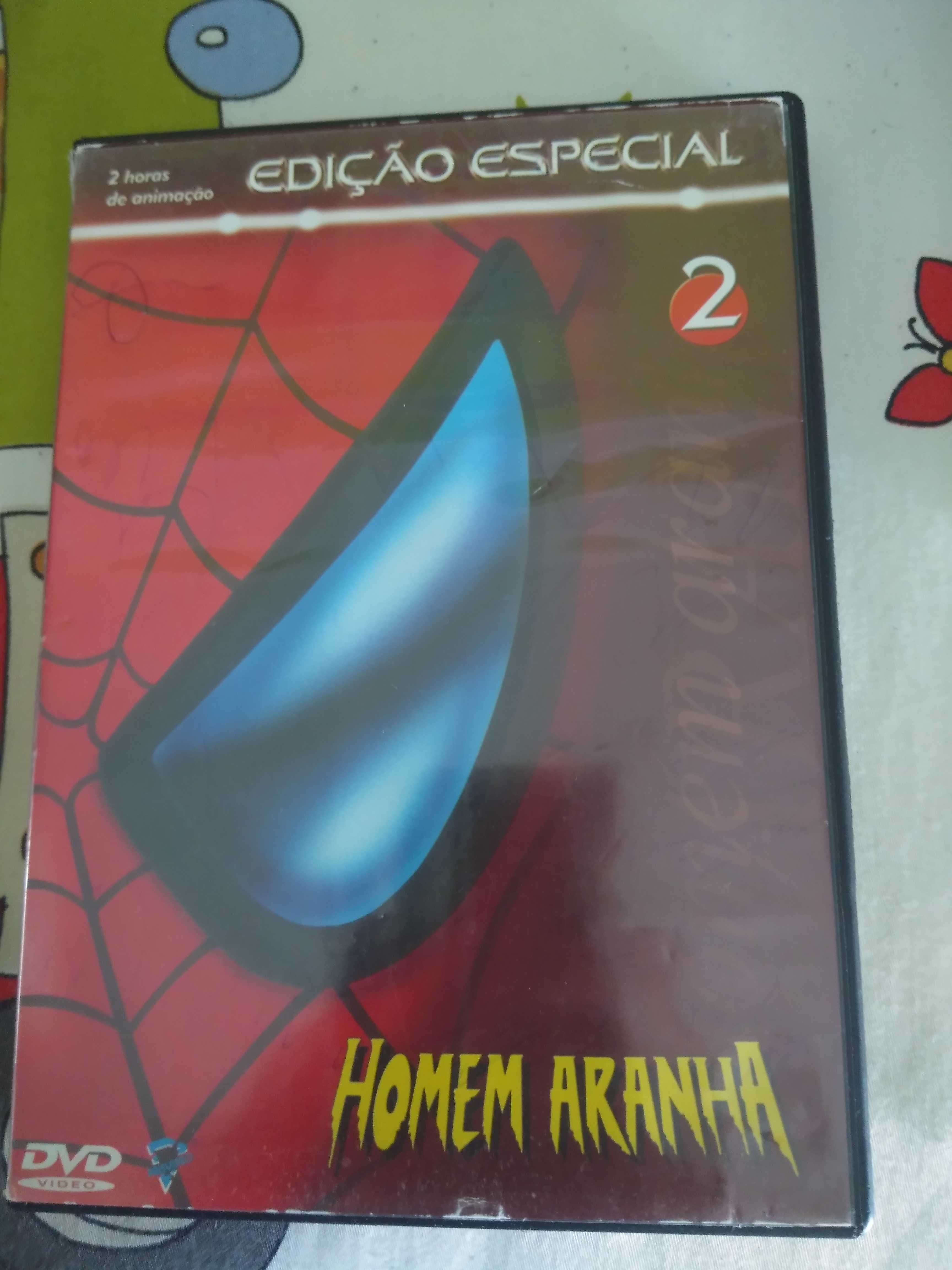DVD Homem de ferro e homem aranha