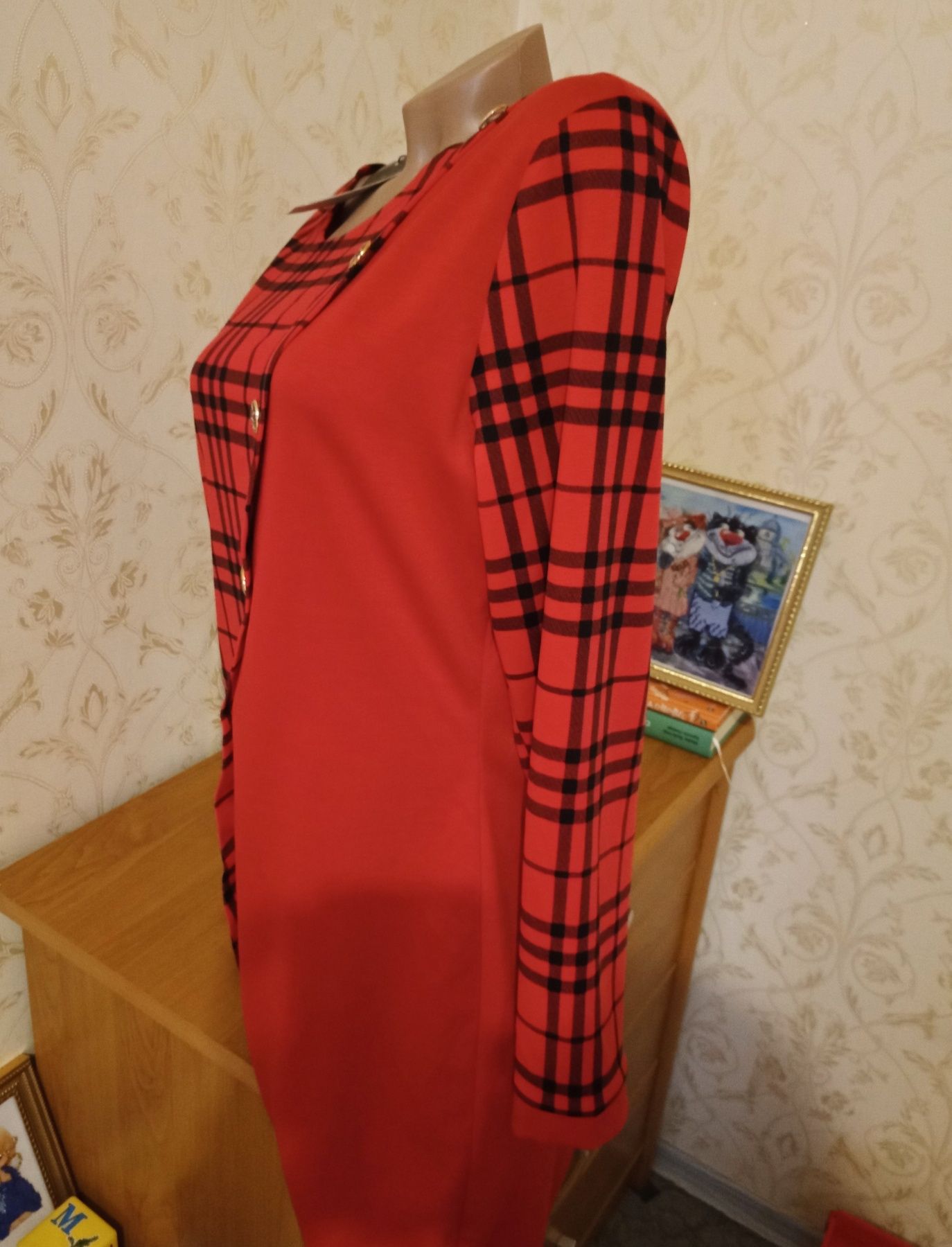 Женское трикотажное платье Molegi большого размера 56-58 р. 2XL-3XL