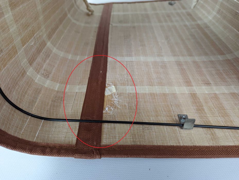 Bambusowy Kosz wolnostojący na pranie Compactor 94l