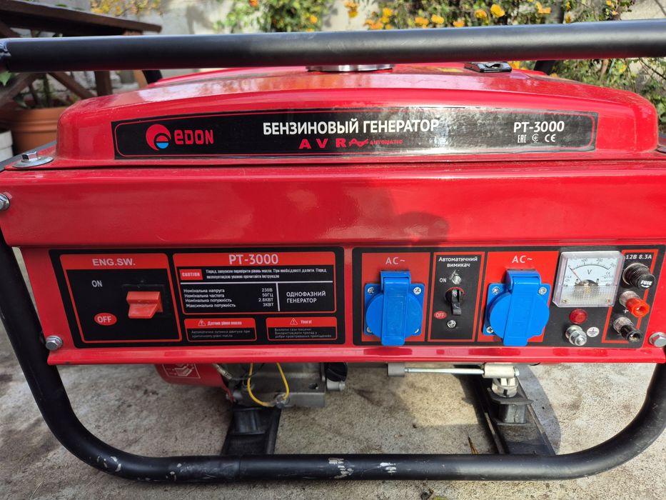 Продам: Бензиновый Генератор Edon PT-3000 (2.8/3.0 кВт)