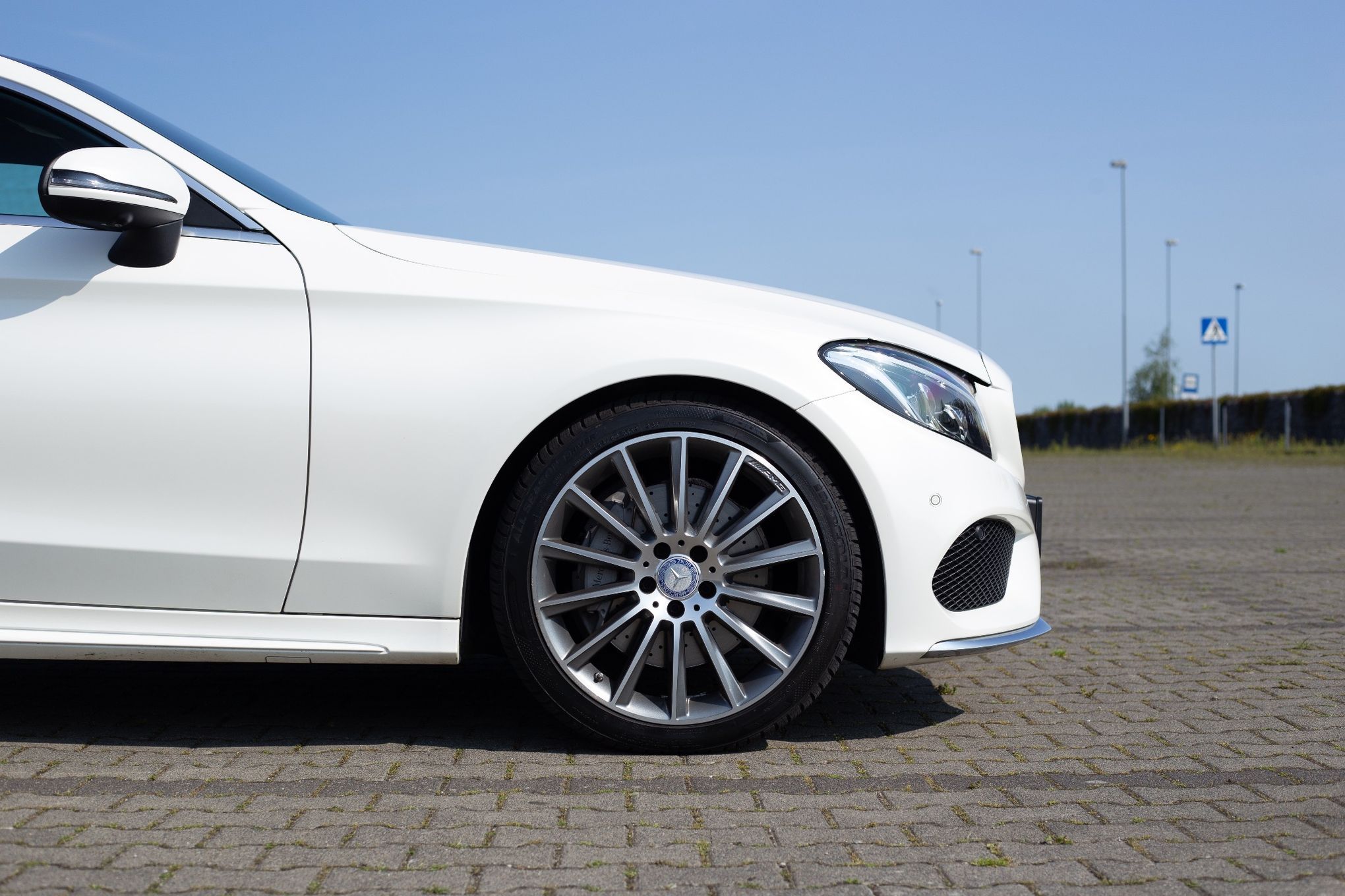 Mercedes-Benz Klasa C 250 Biała Perła AMG Salon Polska