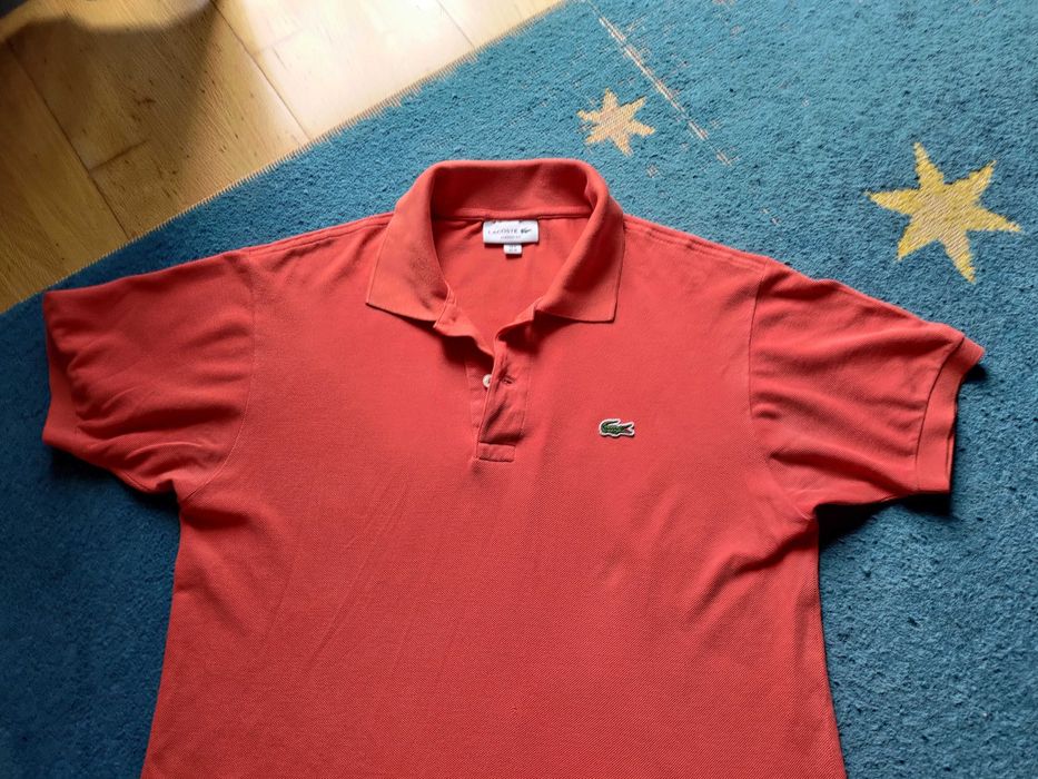 Lacoste Polo/T-Shirt Original - Vermelho Coral - Tamanho: M