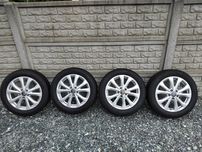 Alufelgi Felgi 17 Vw Caddy Transporter Sharan Opony Goodyear 215/55/17