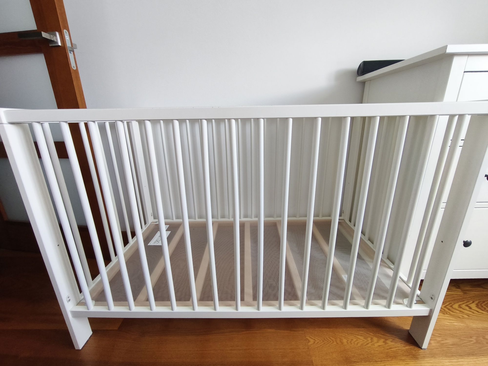 Łóżeczko Ikea Gulliver + materac 60x120 cm